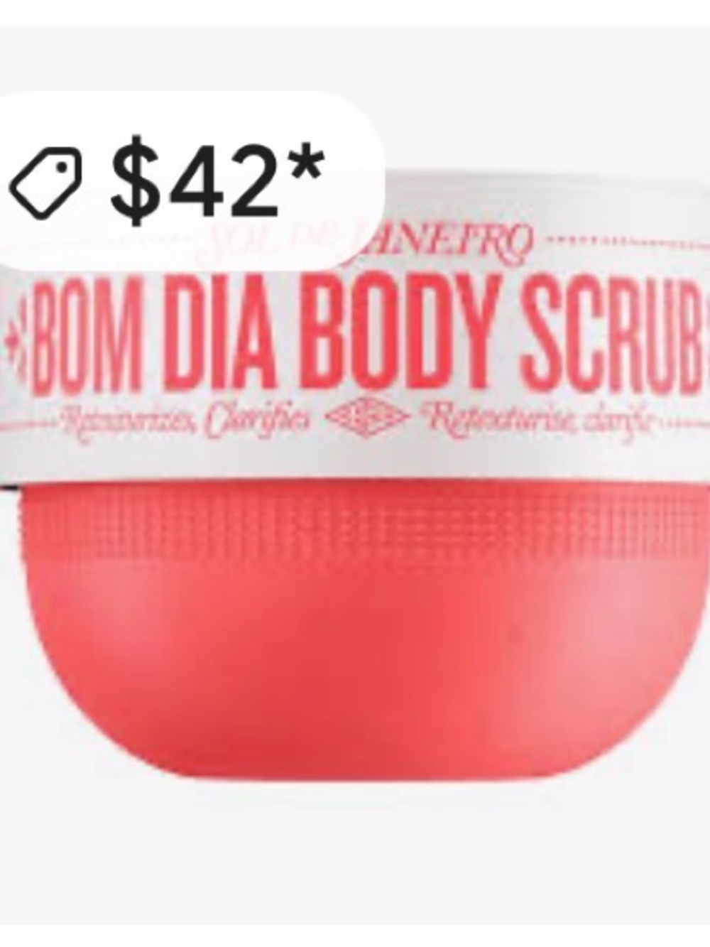 Sol de Janeiro Bom Dia Body Scrub —Cherish 40 Fragrance 7.8 oz